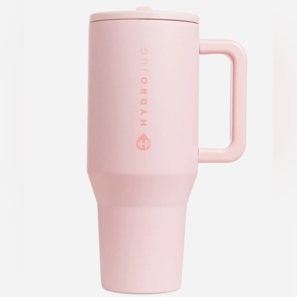 Pink Sand Hydrojug 40oz Traveler. Leak Proof. Rubber Base. NWT.